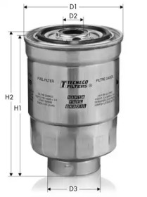 TECNECO FILTERS gs141 -  GS141 ФИЛЬТР ТОПЛИВНЫЙ TECNECO